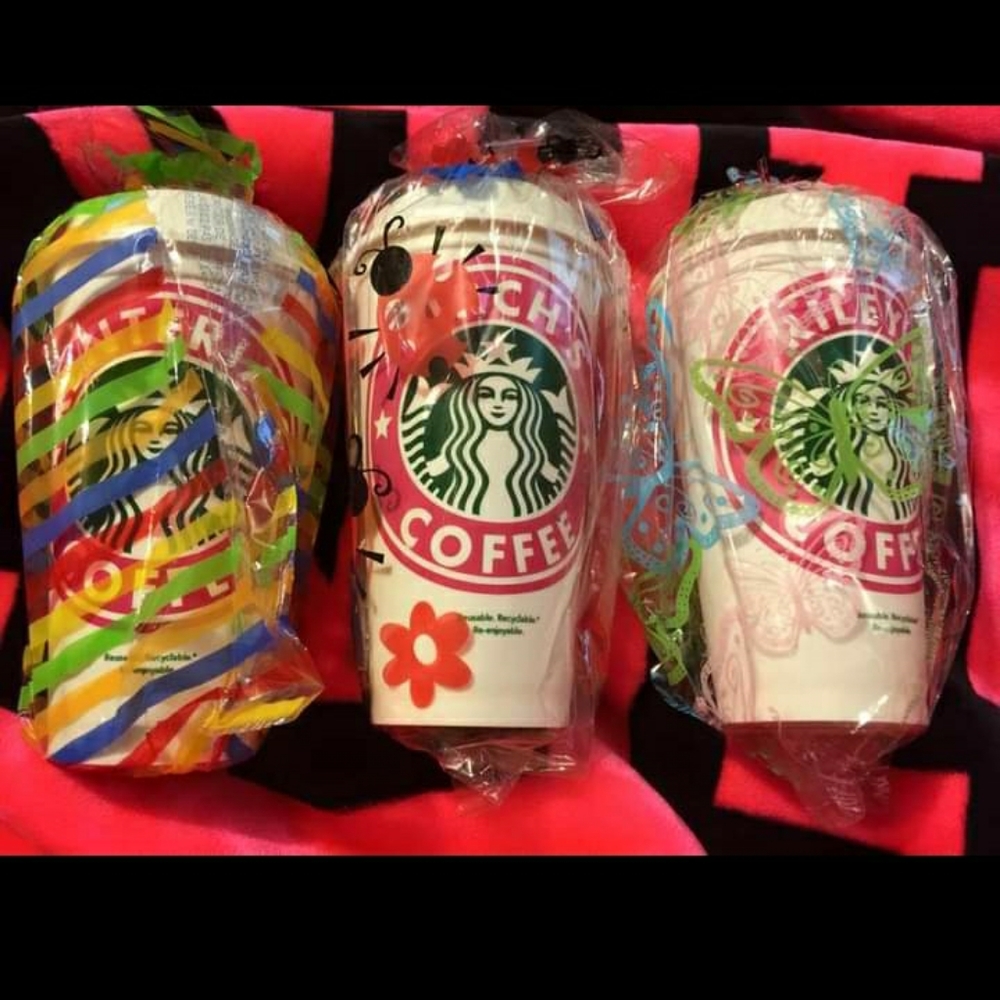 Custom Starbucks resuable Coffee Cup - Picture 6 of 7